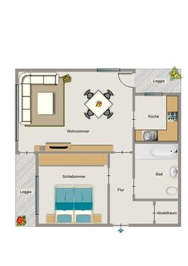 Foto - Etagenwohnung zur Miete in Essen