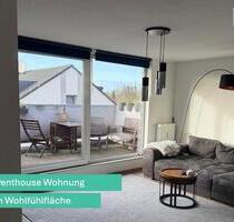 Stilvolle 4-Zimmer Penthouse-Wohnung (108 m²) mit Dachterrasse & Wohnküche - Oberhausen Biefang