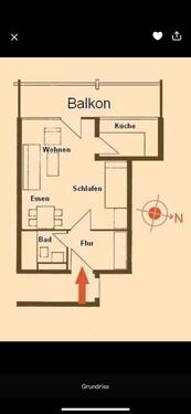 Foto - 1 Zimmer Erdgeschoßwohnung zur Miete in Frankfurt am Main