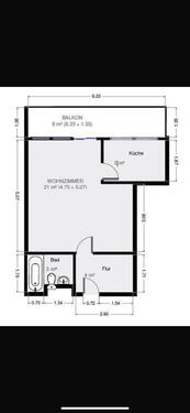 Foto - Erdgeschoßwohnung in Frankfurt am Main zur Miete