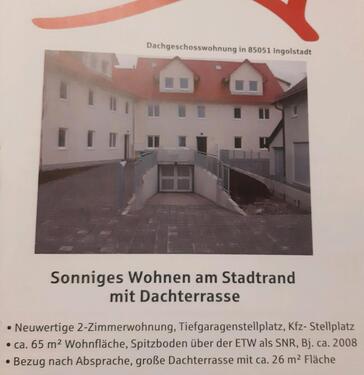 Foto - 2 Zimmerwohnung 2.OG mit ausgebauten Dachboden und Dachterasse