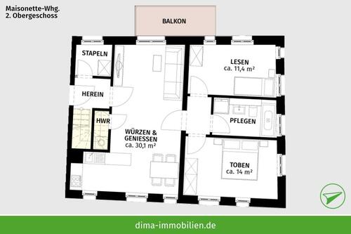 Foto - 5 Zimmer Etagenwohnung zur Miete in Leipzig