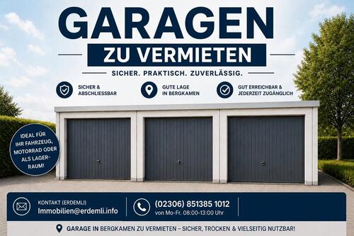 Foto - Gepflegte Garagen in Bergkamen ab sofort verfügbar
