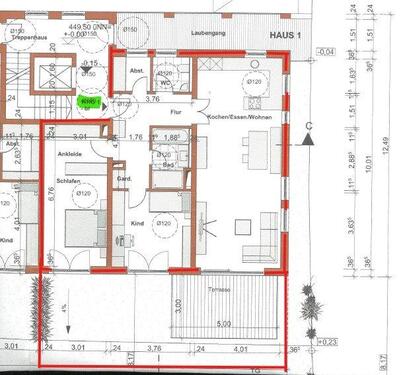 Foto - Moderne 3-Zimmer-Erdgeschosswohnung mit Gartenanteil in Aislingen