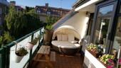 Foto - Wohnung Maxvorstadt im Rückgebäude mit Terrasse und Galerie