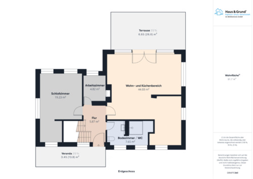 Foto - Etagenwohnung zur Miete in Uchte