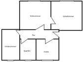 Foto - 3 Zimmer Etagenwohnung zur Miete in Oelsnitz (Vogtland)