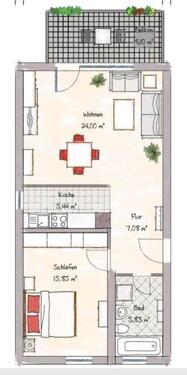 Foto - 2 Zimmer Wohnung mit Balkon in Immendingen
