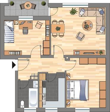 Foto - 3 Zimmer Etagenwohnung in Rotenburg (Wümme)