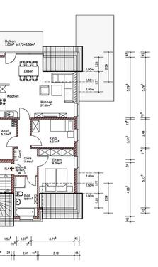 Foto - 3 Zimmer Dachgeschoßwohnung in Bedburg-Hau