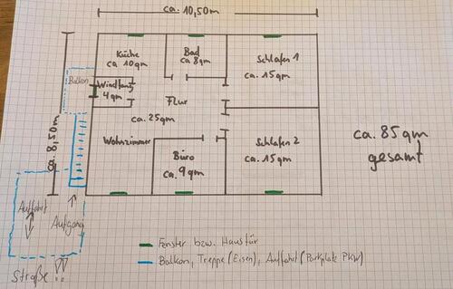 Foto - WohnungKfW 40 Neubau - 850,00&nbsp;EUR Kaltmiete, ca.&nbsp; 85,00&nbsp;m&sup2;