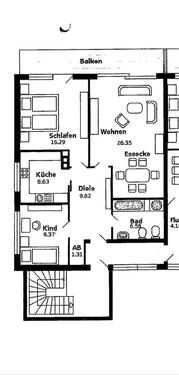 Foto - Wohnung 80qm zu vermieten - 500,00&nbsp;EUR Kaltmiete, ca.&nbsp; 80,00&nbsp;m&sup2;