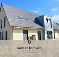 Helle 3-Zimmer in einem KfW-Effizienzhaus 55 ; Baujahr 2022 mit schönem Balkon und Küche - Wurster Nordseeküste
