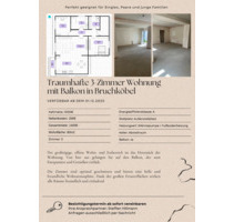 Neubau-Erstbezug: Helle 3-Zimmer-Wohnung mit Balkon & Stellplatz - Bruchköbel