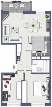 Foto - 3 Zimmer Etagenwohnung in Chemnitz