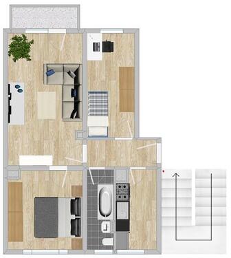 Foto - 3 Zimmer Etagenwohnung zur Miete in Riesa
