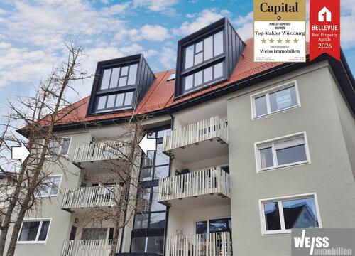 Foto - Zentrale 3 Zimmer Wohnung in der Nähe vom Main mit großzügigem Balkon