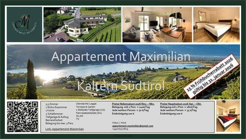 Foto - Ferienwohnung in Südtirol Kaltern ab 140 Euro pro Nacht