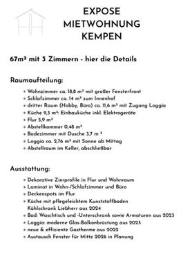 Foto - 3 Zimmer Etagenwohnung in Kempen