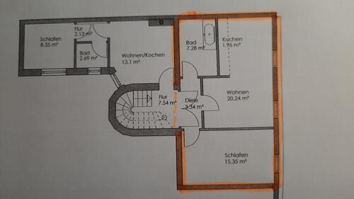 Foto - Dachgeschoßwohnung in Köthen (Anhalt) zur Miete