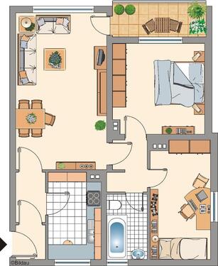 Foto - 3 Zimmer Etagenwohnung in Remscheid