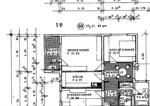 Foto - 3 Zimmer Etagenwohnung in Waghäusel