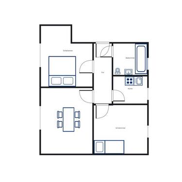 Foto - 3 Zimmer Dachgeschoßwohnung zur Miete in Kassel