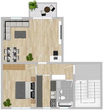 Foto - Tolle 2-Raum-Wohnung - sofort beziehbar!