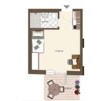 Moderne Terrassenwohnung mit Einbauküche in Top-Lage von Augsburg