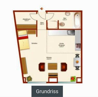 Foto - Coole Loft-Wohnung 53 m² mit Parkett