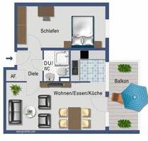 frisch renovierte 2-Raum-Wohnung in der City und dennoch ruhig - Leipzig Mitte