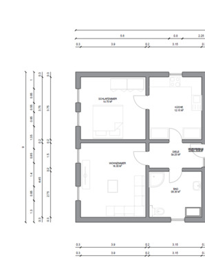 Foto - Helle 2,5-Zimmer-Wohnung im Obergeschoss – 55,80 m², Meschede-Eve