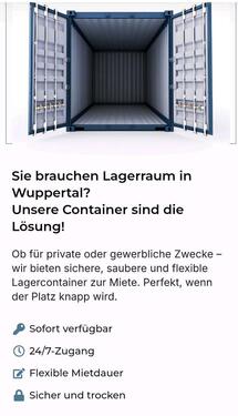Foto - Container Lager Garage Halle Einlagern
