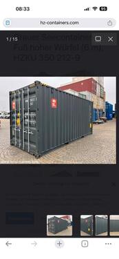 Foto - Überseecontainer, 20 Fuß, zu vermieten Lagerfläche