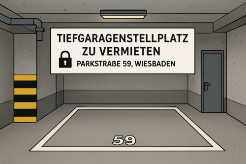 Foto - Tiefgaragenstellplatz zu vermieten - Parkstraße 59, Wiesbaden