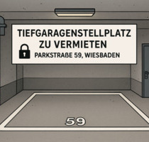 Tiefgaragenstellplatz zu vermieten - Parkstraße 59, Wiesbaden