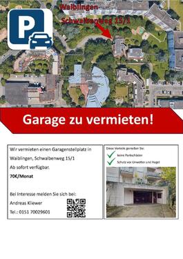Foto - Garagenstellplatz - 60,00&nbsp;EUR Miete,