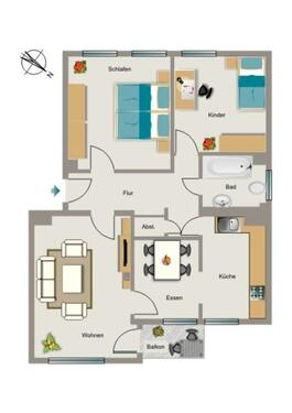 Foto - 3.5 Zimmer Etagenwohnung zur Miete in Bottrop