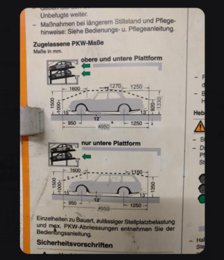Foto - Tiefgaragenstellplatz (PKW) zu vermieten – Berlin Friedenau Rhe