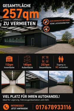 Foto - Gewerbefläche Halle Autohandel zu vermieten (257qm) in Wernau