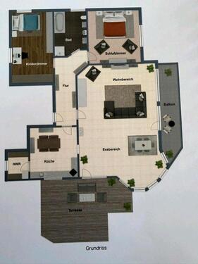 Foto - 3 Zimmer Erdgeschoßwohnung zur Miete in Pilsach