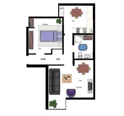 Foto - 2 Zimmer Etagenwohnung zum Kaufen in Oldenburg