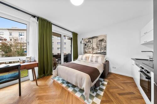 Foto - Erstbezug! Vollmöblierte Designer-1-Zimmer-Wohnung mit Balkon