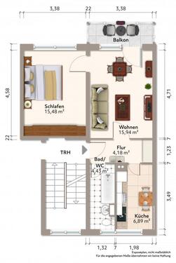 Foto - 2 Zimmer Etagenwohnung zur Miete in Bautzen