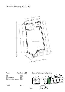 Foto - 1 Zimmer Erdgeschoßwohnung zur Miete in München