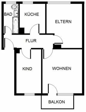 Foto - Etagenwohnung zur Miete in Essen