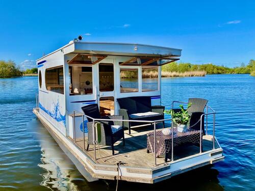 Foto - Hausboot Boot führerscheinfrei mieten JETZT 5% FRÜHBUCHERRABATT