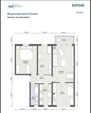 Foto - 4 Zimmer Etagenwohnung zur Miete in Altdöbern