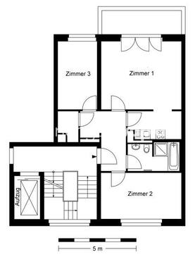 Foto - 3 Zimmer Etagenwohnung zur Miete in Berlin