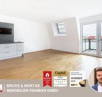 Neuwertige 2-Zimmer-Wohnung mit Balkon, Stellplatz und Aufzug - Fürth Südstadt